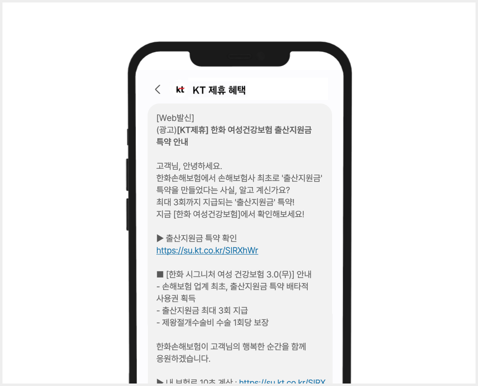금융 실제 발송 예시